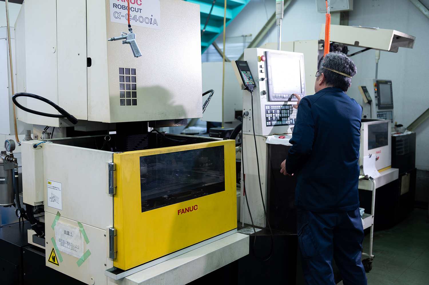 ワイヤー放電加工機ファナック