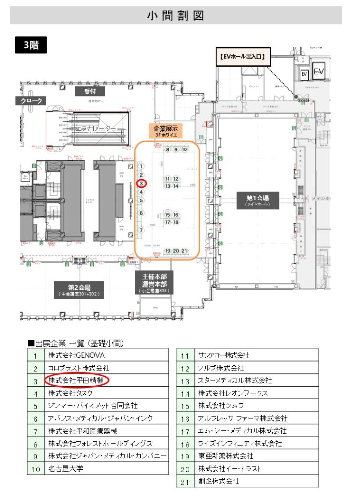 【小間割図】 第63回日本小児外科学会学術集会／AAPS2026平田